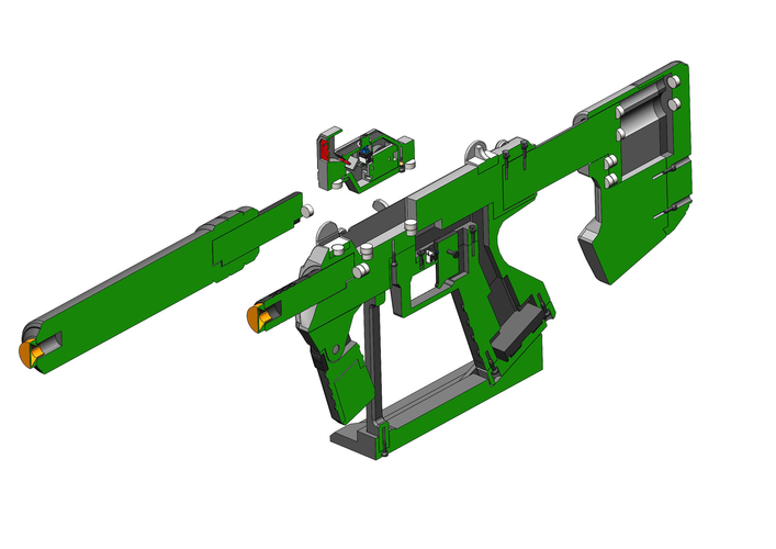  M7 SMG - Halo - Printable 3d model - STL files 3D Print 504216