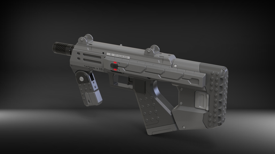  M7 SMG - Halo - Printable 3d model - STL files 3D Print 504217