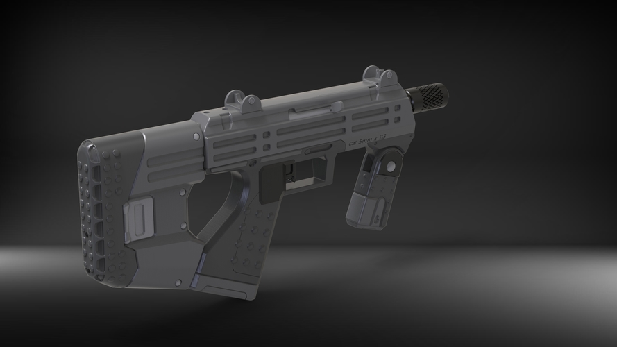  M7 SMG - Halo - Printable 3d model - STL files 3D Print 504218