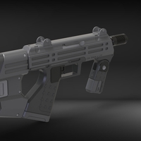  M7 SMG - Halo - Printable 3d model - STL files - Thumbnail 8