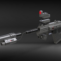  M7 SMG - Halo - Printable 3d model - STL files - Thumbnail 9
