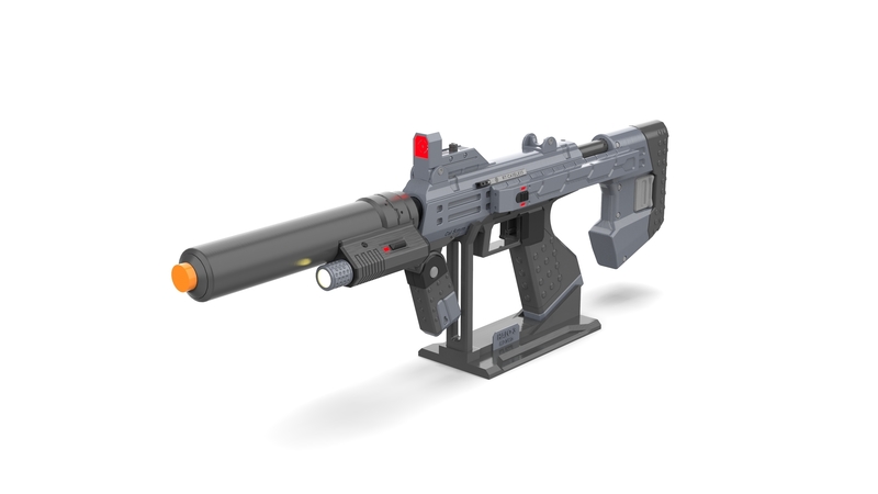  M7 SMG - Halo - Printable 3d model - STL files