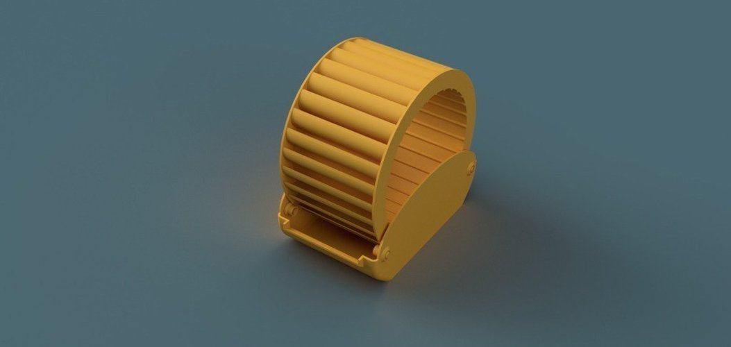  Waterwheel Fruit Washer 3D Print 50423