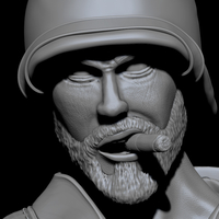 WW2 Easy Company Solidier 3D print model - Thumbnail 1