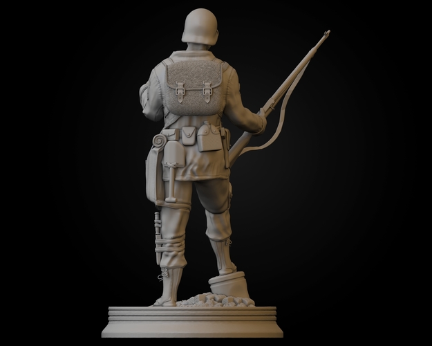 WW2 Easy Company Solidier 3D print model 3D Print 504232