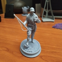 WW2 Easy Company Solidier 3D print model - Thumbnail 6