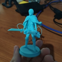 Levi Attack on Titan Free 3D print model - Thumbnail 1