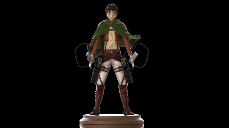 Levi Attack on Titan Free 3D print model