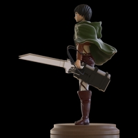 Levi Attack on Titan Free 3D print model - Thumbnail 8