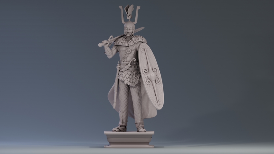 Celtic Chief ready to print 3D print model 3D Print 504246