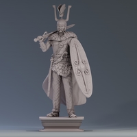 Small Celtic Chief ready to print 3D print model 3D Printing 504246