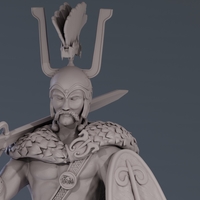 Celtic Chief ready to print 3D print model - Thumbnail 5