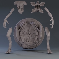 Demogorgon Print Model 3D print model - Thumbnail 9