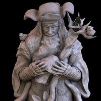 Radagast Ready to Print 3D print model - Thumbnail 2