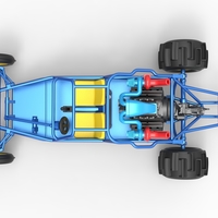 Diecast Sand drag Rail buggy Scale 1:25 - Thumbnail 10
