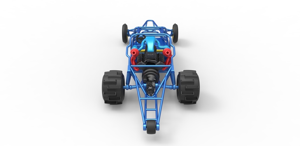 Diecast Sand drag Rail buggy Scale 1:25 3D Print 504279