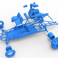 Diecast Sand drag Rail buggy Scale 1:25 - Thumbnail 17