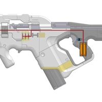M-25 Hornet - Mass Effect - Printable model - STL files - Thumbnail 8