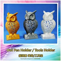 Owl Pen Holder / Tools Holder - Thumbnail 2