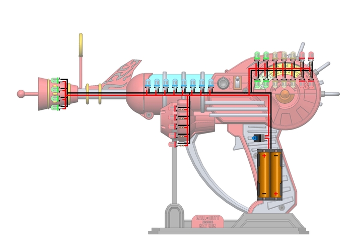 Ray Gun - Call of Duty - Printable model - STL files 3D Print 504384