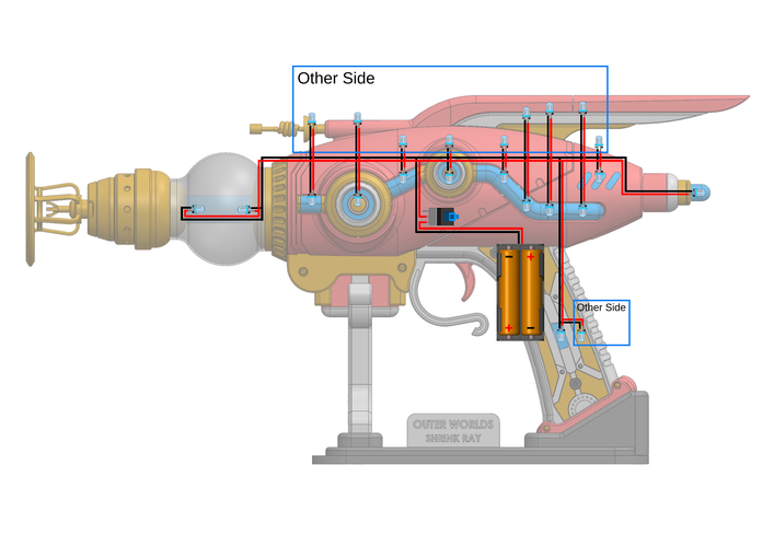 Shrink Ray Gun- Outer Worlds - Printable model 3D Print 504410