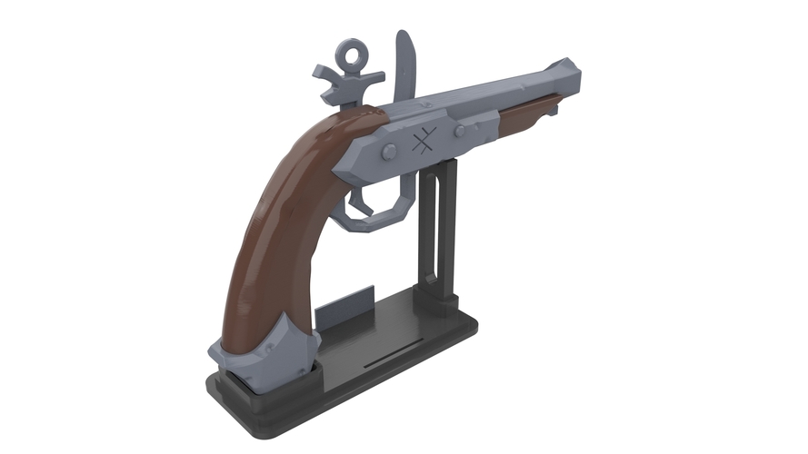 Sailor Pistol - Sea of Thieves - Printable 3d model - STL files 3D Print 504436