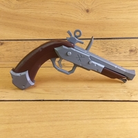 Sailor Pistol - Sea of Thieves - Printable 3d model - STL files - Thumbnail 6
