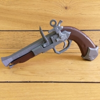 Sailor Pistol - Sea of Thieves - Printable 3d model - STL files - Thumbnail 7