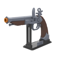 Sailor Pistol - Sea of Thieves - Printable 3d model - STL files - Thumbnail 14