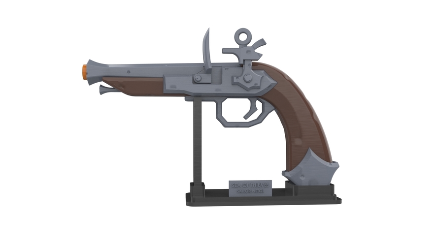 Sailor Pistol - Sea of Thieves - Printable 3d model - STL files 3D Print 504449