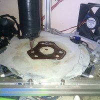 Kossel chocolate (paste) extruder conversion - Thumbnail 3