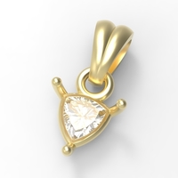 trillion pendant 5mm - Thumbnail 1