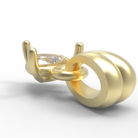 trillion pendant 5mm - Thumbnail 5