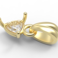 trillion pendant 5mm - Thumbnail 6