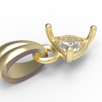 trillion pendant 5mm - Thumbnail 7