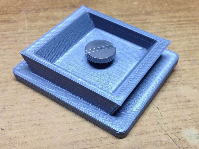 3D Printed Velbon Stratos 470 Tripod Quick Release By Terry Morris