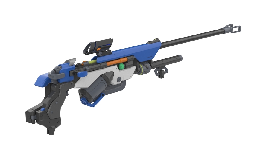 Ana Sniper Rifle - Overwatch - Printable model - 2 SKINS 3D Print 504602