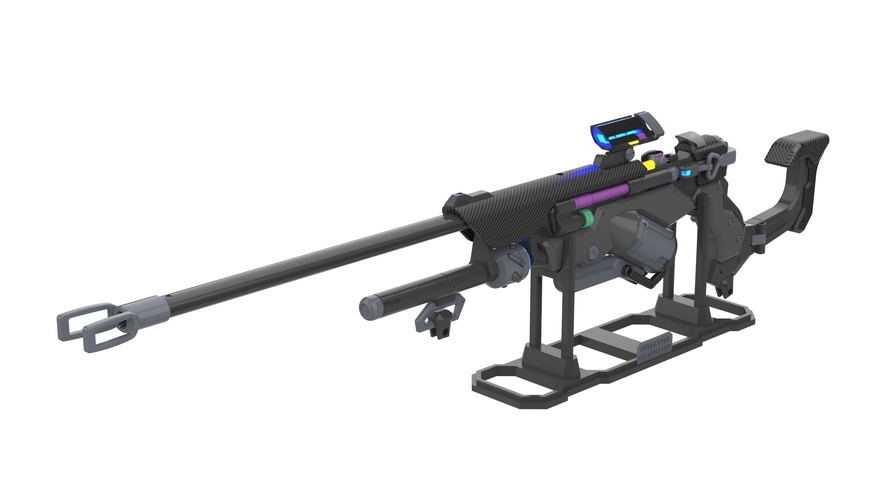 Ana Sniper Rifle - Overwatch - Printable model - 2 SKINS 3D Print 504608