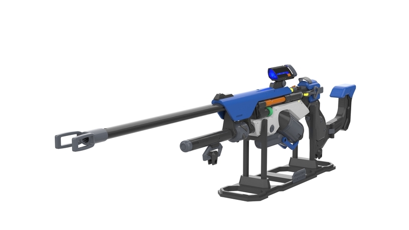 Ana Sniper Rifle - Overwatch - Printable model - 2 SKINS