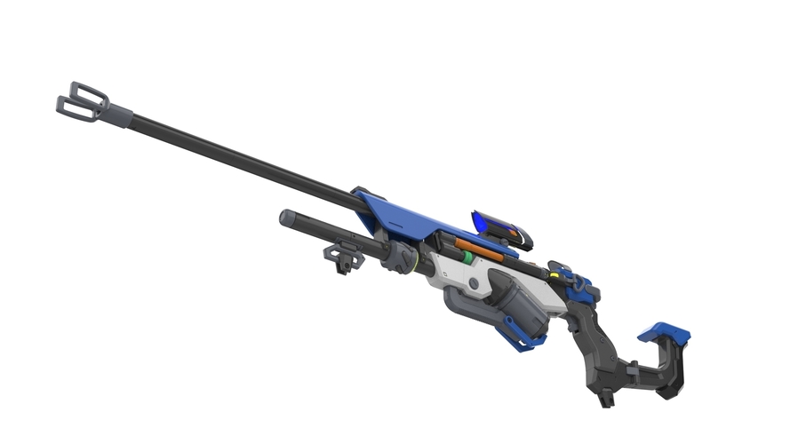 Ana Sniper Rifle - Overwatch - Printable model - 2 SKINS 3D Print 504611