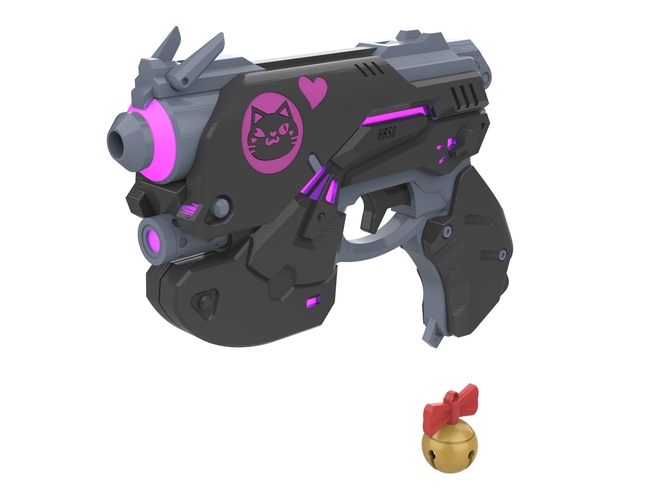  DVa Gun Black Cat Skin - Overwatch - Printable  model 3D Print 504614