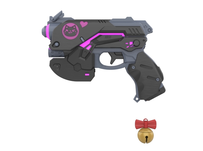  DVa Gun Black Cat Skin - Overwatch - Printable  model 3D Print 504615