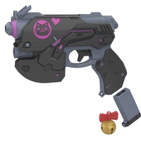  DVa Gun Black Cat Skin - Overwatch - Printable  model - Thumbnail 7