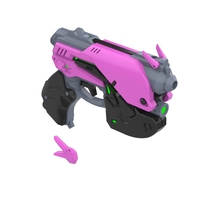  DVa Gun - Overwatch - Printable model - STL files - Thumbnail 1