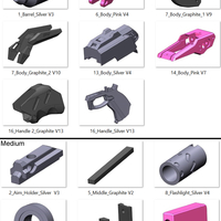  DVa Gun - Overwatch - Printable model - STL files - Thumbnail 3