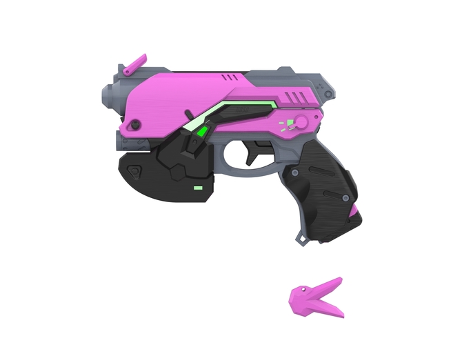  DVa Gun - Overwatch - Printable model - STL files 3D Print 504630