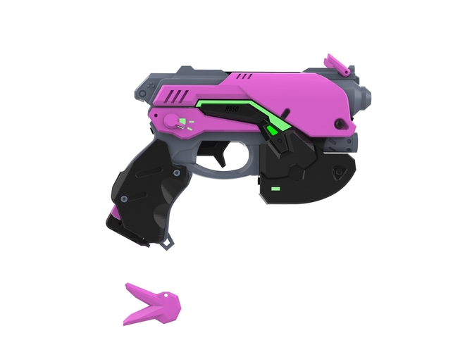  DVa Gun - Overwatch - Printable model - STL files 3D Print 504631