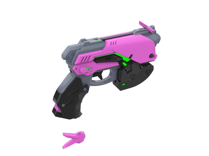  DVa Gun - Overwatch - Printable model - STL files 3D Print 504632