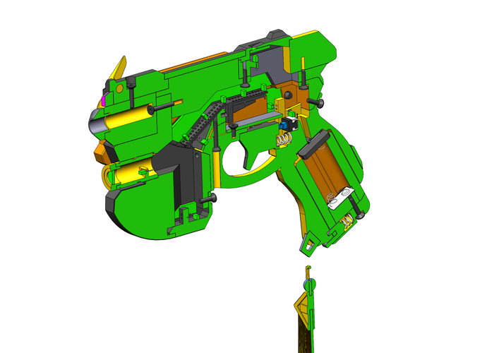DVa Gun Palaquin Skin - Overwatch - Printable model 3D Print 504640