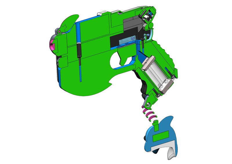 DVa Gun Waveracer Skin - Overwatch - Printable model - Pinshape